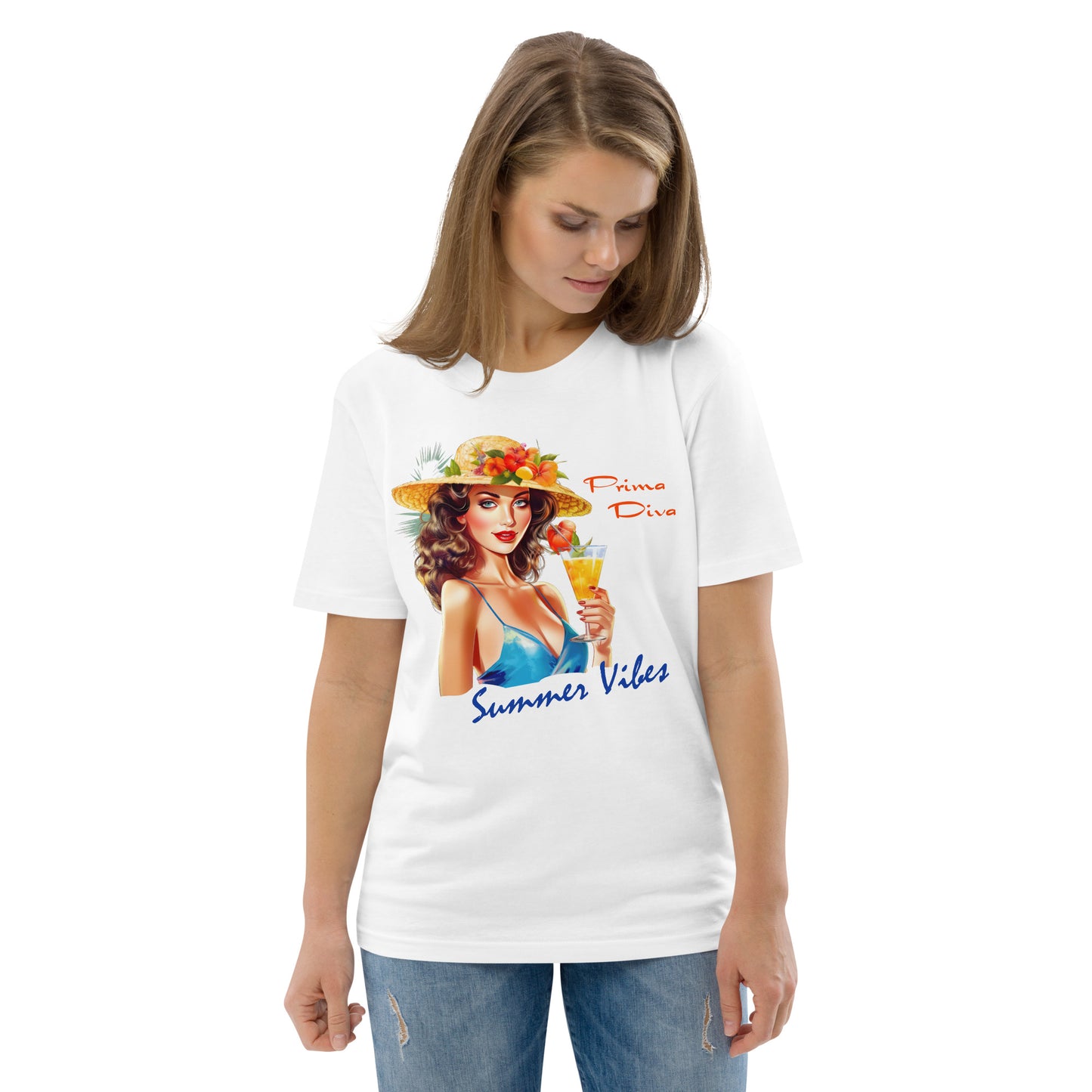 Prima Diva Summer Vibes - Bio-Baumwoll-T-Shirt